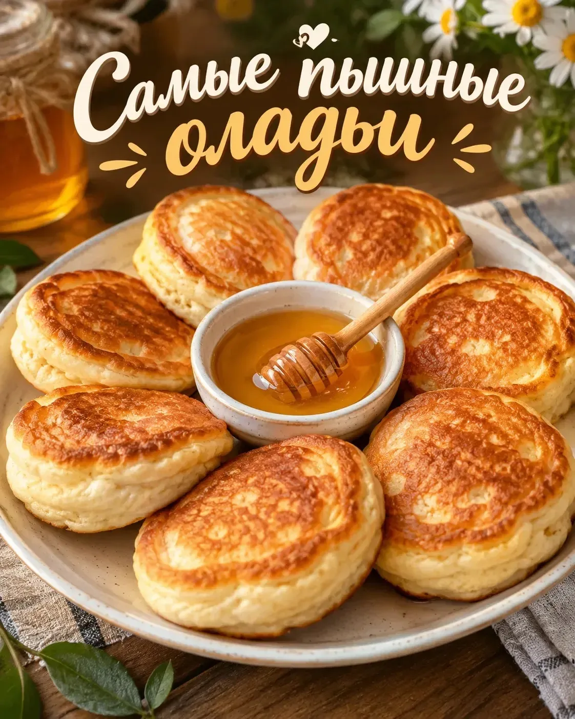 Рецепт самых вкусных и пышных оладушек, которые обязательно поднимут настроение 🥞✨