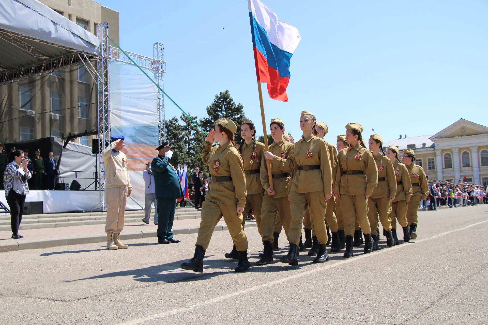 81-ю годовщину Победы вместе со всей Россией отмечает Будённовск  Основные торжества развернулись на