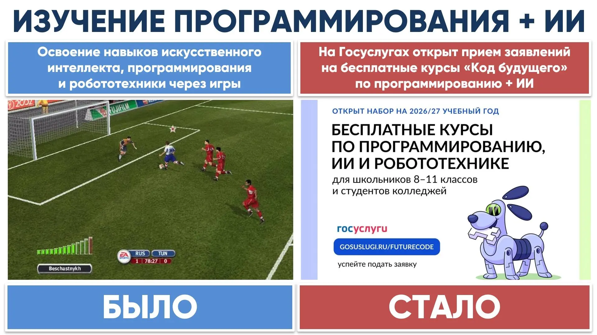 На Госуслугах открылась запись на курсы программирования для подростков «Код будущего»