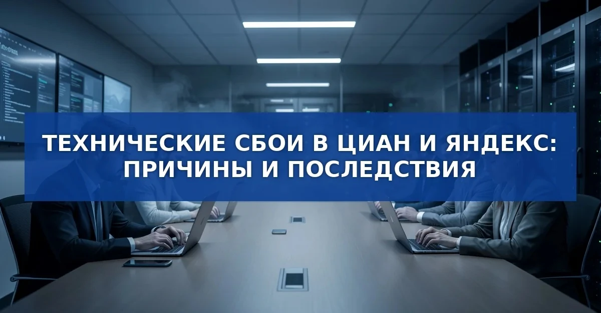 Технические сбои в крупнейших сервисах недвижимости России