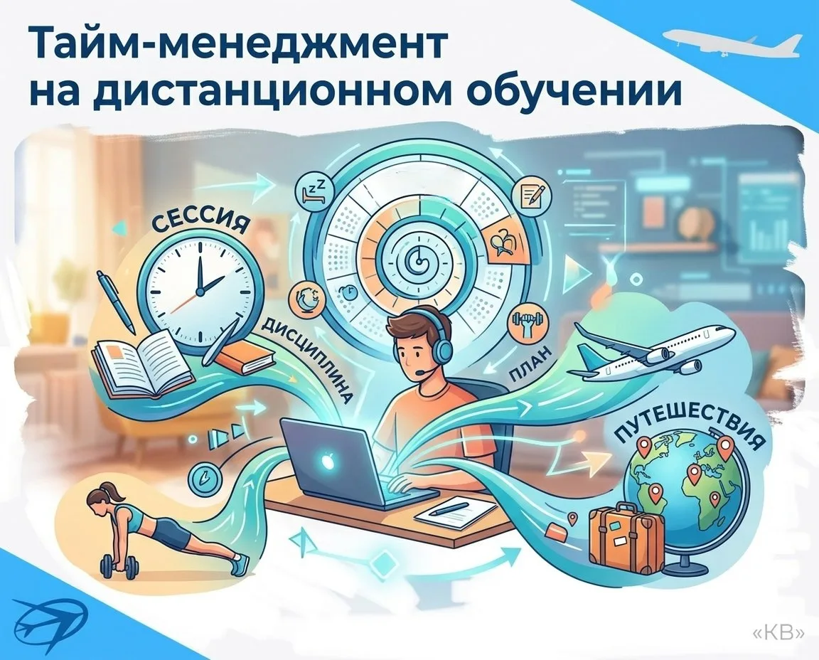 🎯 Тайм-менеджмент на дистанционном обучении