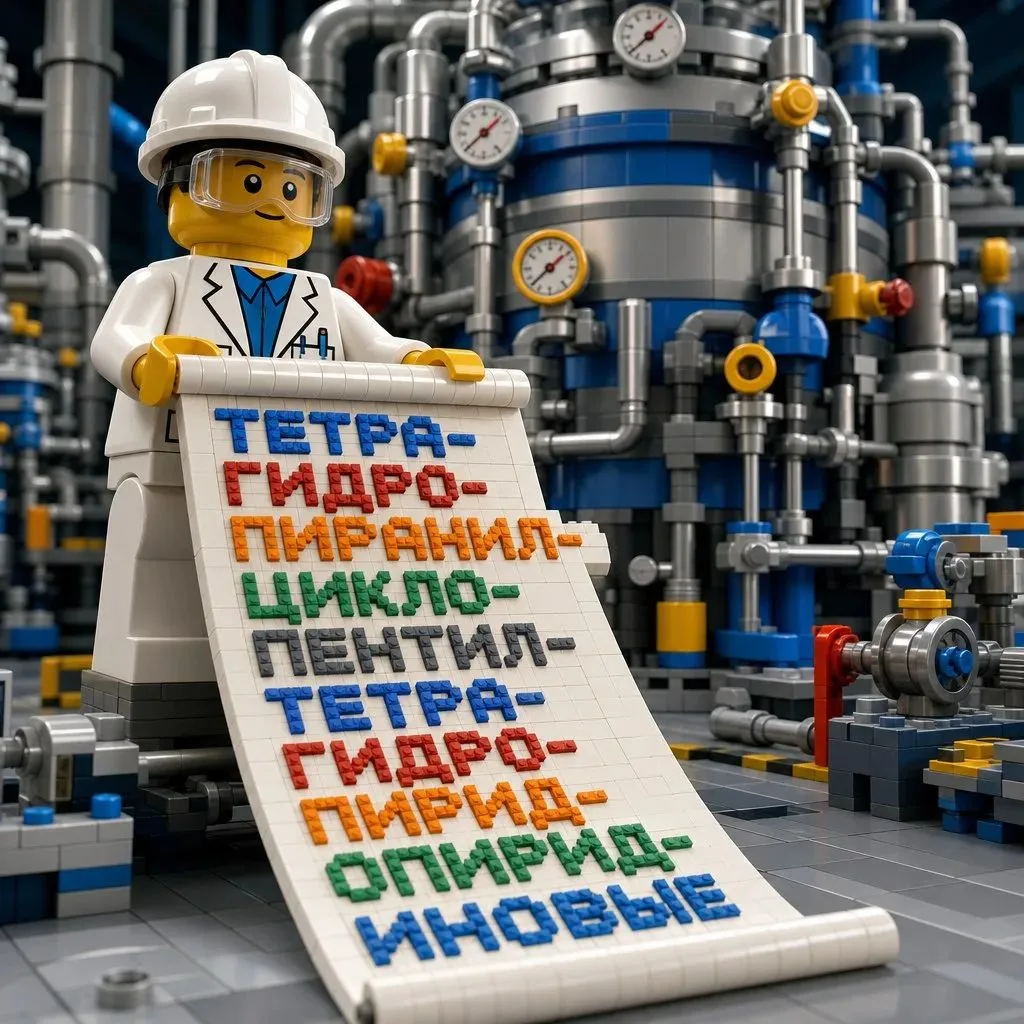 Слово не воробей...

...особенно «Тетрагидропиранилциклопентилтетрагидропиридопиридиновые».

Институ