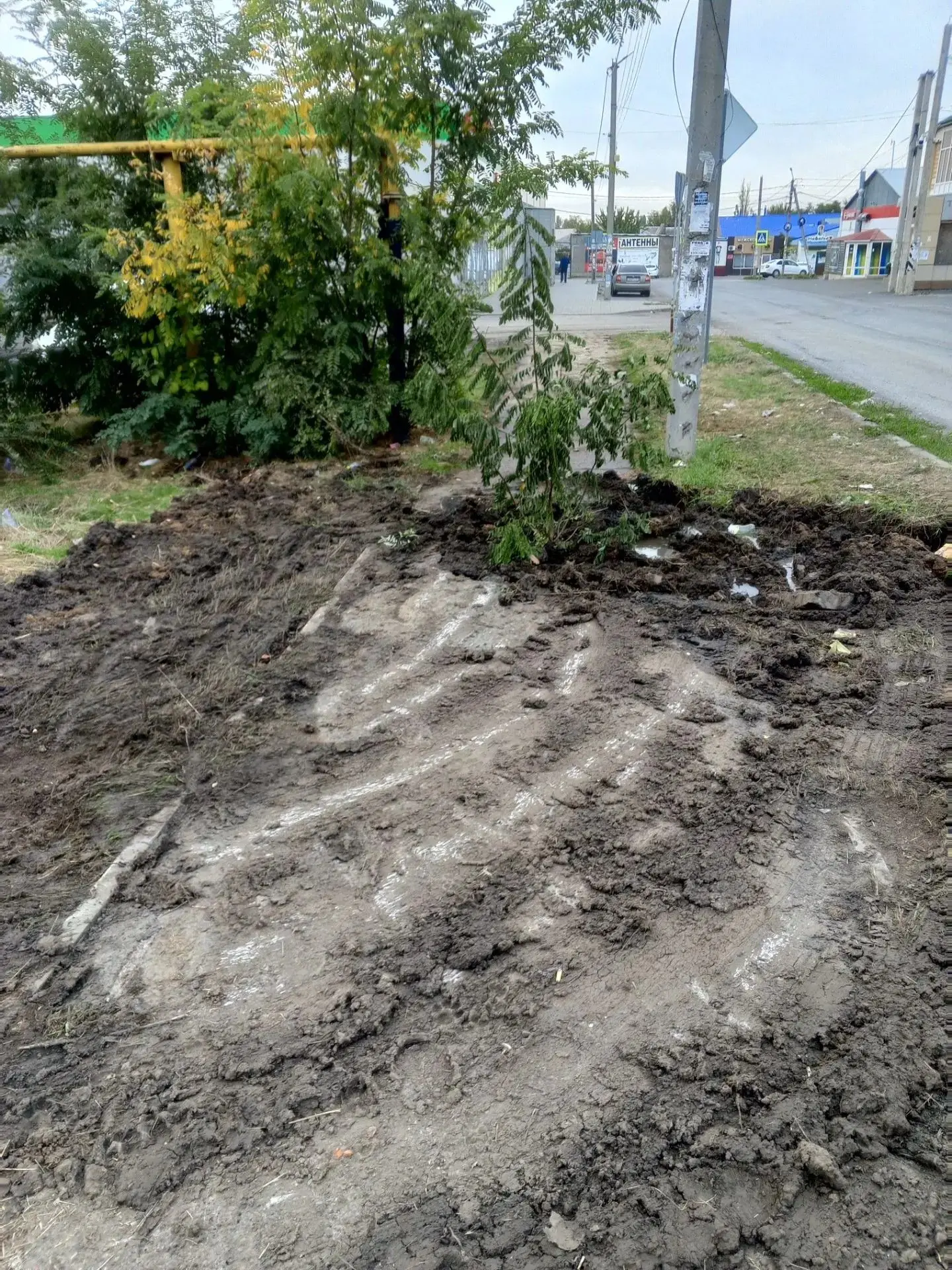 🌳 В центре Новошахтинска после ремонта порыва появился новый «тротуарный» объект