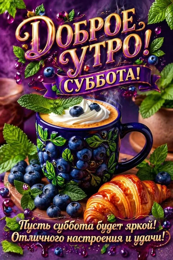 ☕ Доброе утро и с субботой, СКОРПИОНЧИКИ!  Пусть этот день будет по-настоящему выходным...