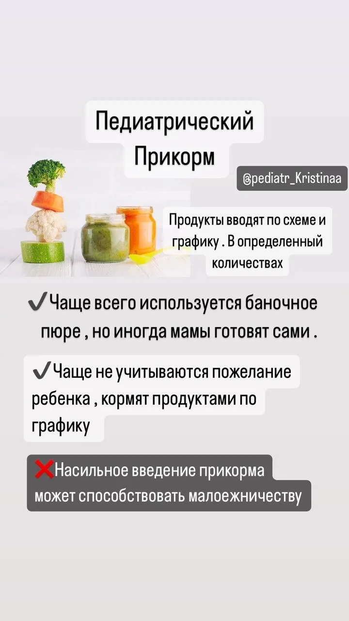 Вводим прикорм: виды, подходы и как выбрать