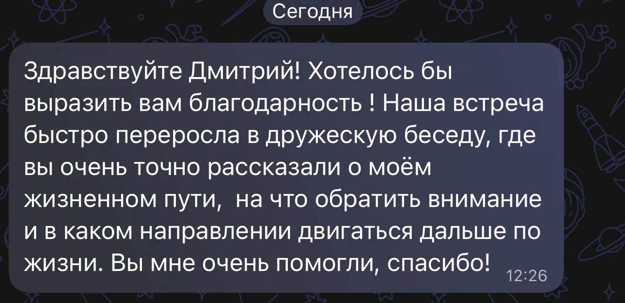 Результаты проведённых мной консультаций