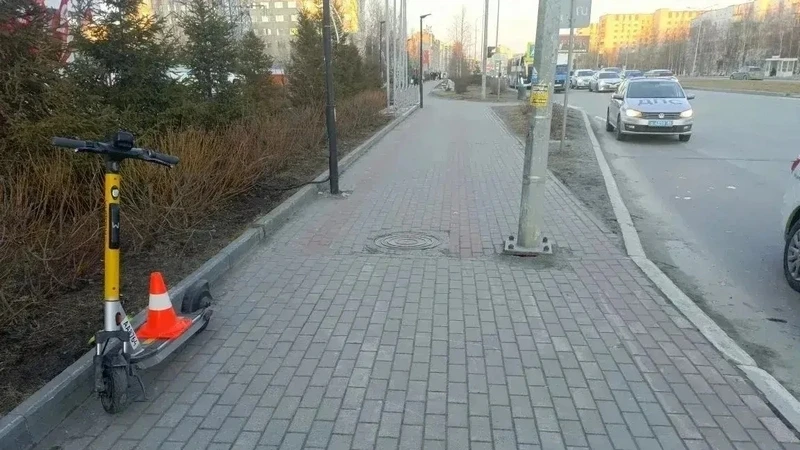 В Сургуте подросток на электросамокате сбил 10‑летнего ребёнка  ⚠️ Осторожно: электросамокаты!  В Су