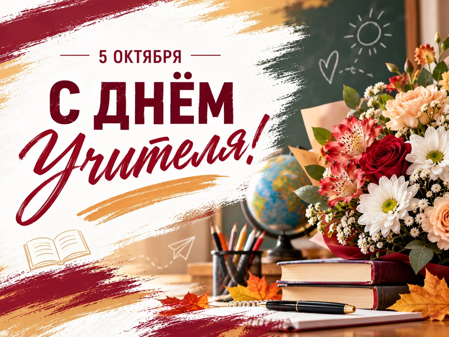 📚 Дорогие учителя и ветераны педагогического труда!
