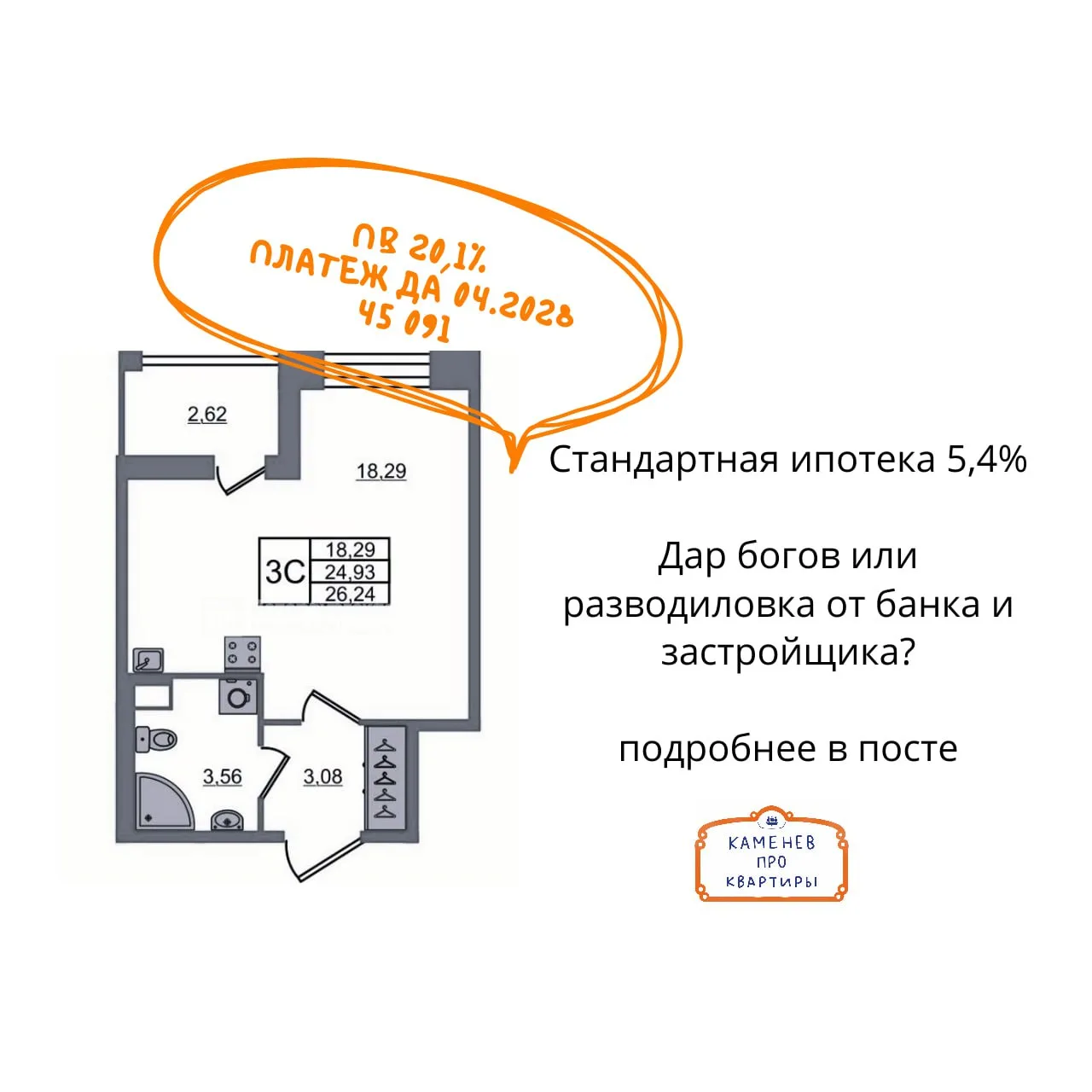Стандартная ипотека 5 процентов. БЕЗ удорожания. Можно ли использовать🧐