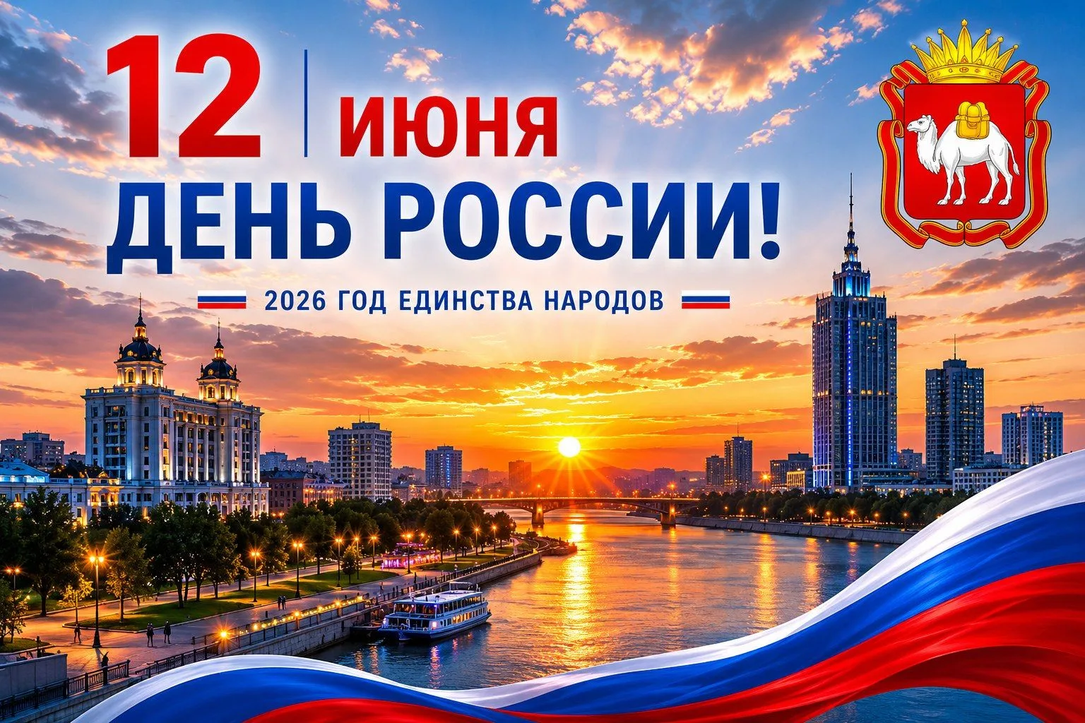 Дорогие друзья!
От всей души поздравляю Вас с Днём России — праздником национального единства и обще