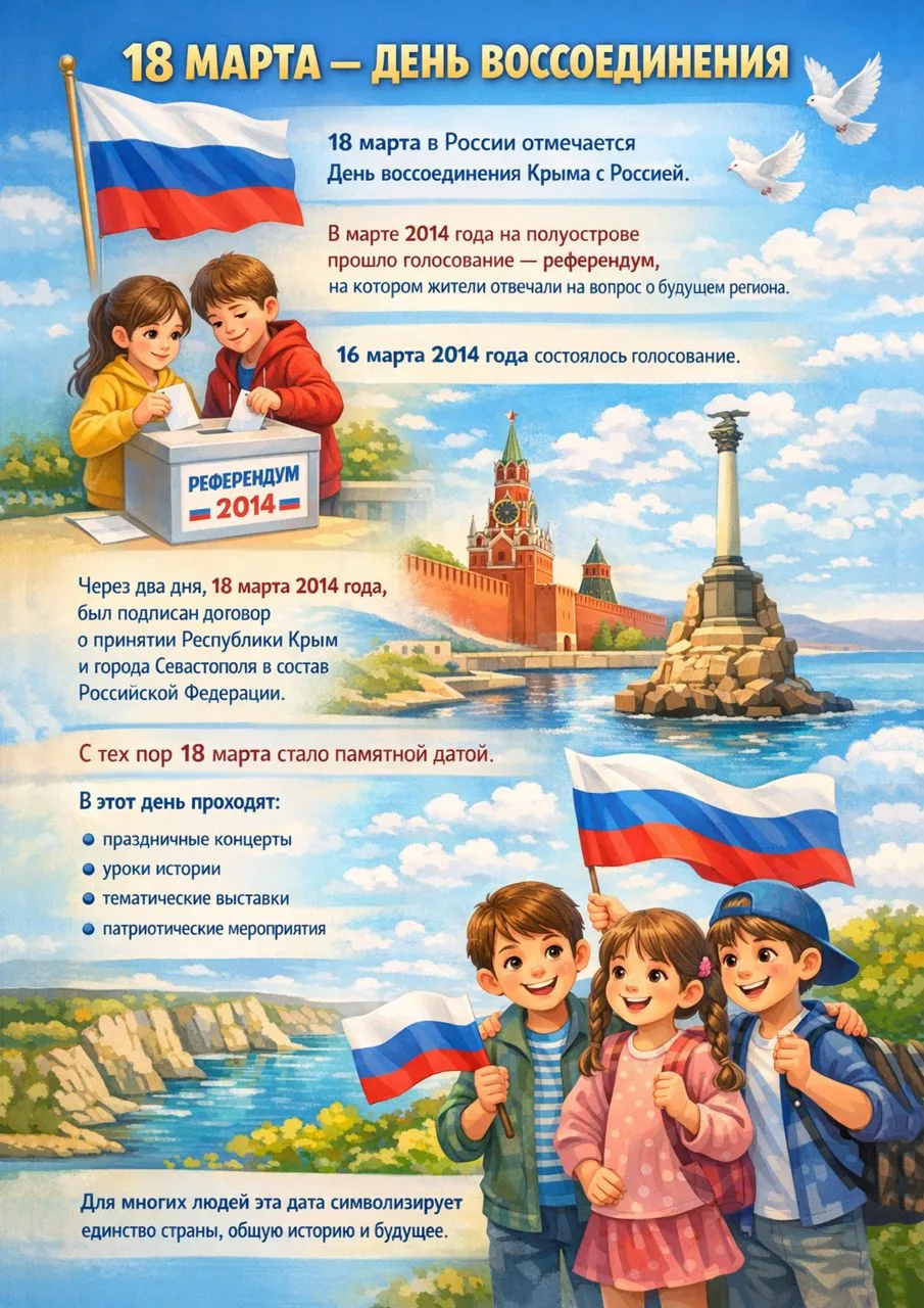 18 марта 2014 года президент РФ Владимир Путин, глава Верховного совета Крыма Владимир ...