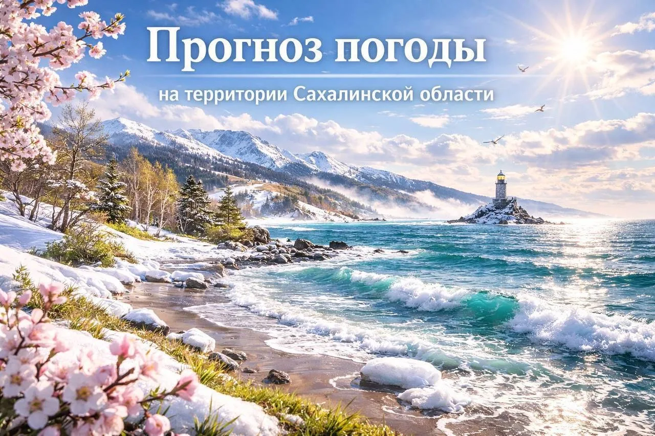 🌏Прогноз погоды по территории Сахалинской области на 9 апреля 2026 года
