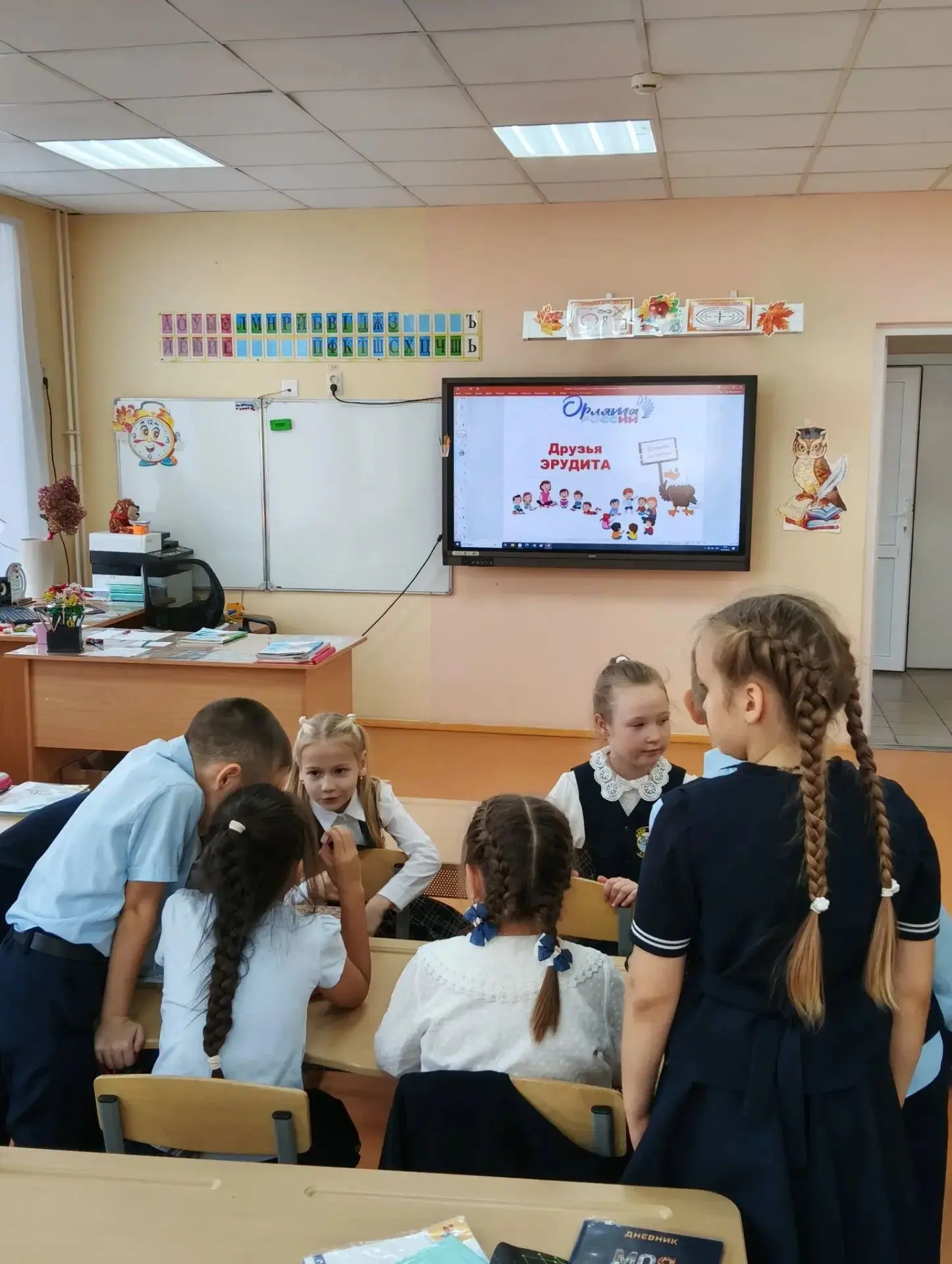 Полёт мысли начался! Первое занятие «Орлёнок-Эрудит» во 2 «А» классе