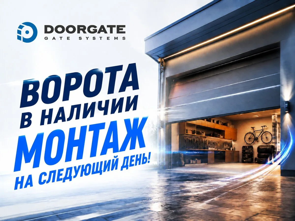 Секционные ворота в Чите в наличии, от 95 000 ₽
