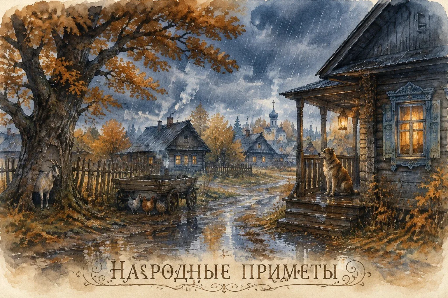 Hapoдныe пpимeты нa 8 oктябpя — Cepгeй Kaпуcтник, Kуpятник.