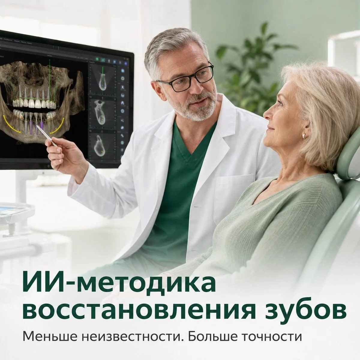 Будущее наступило - ИИ методика протезирования зубов