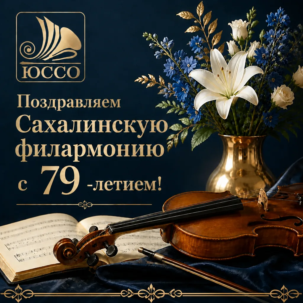 От имени Южно-Сахалинского Симфонического оркестра сердечно поздравляем Сахалинскую филармонию с 79-