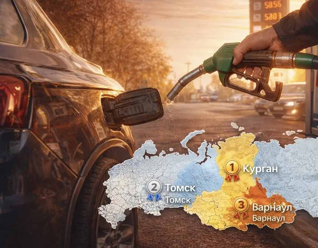 ⛽️ Где в России самый дешёвый бензин?