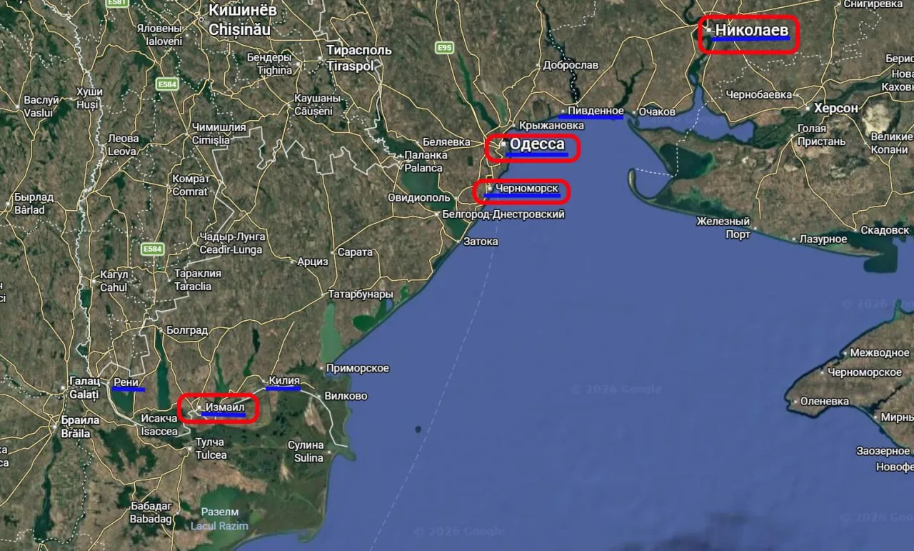 Морская блокада Украины с каждым днем становится плотнее...