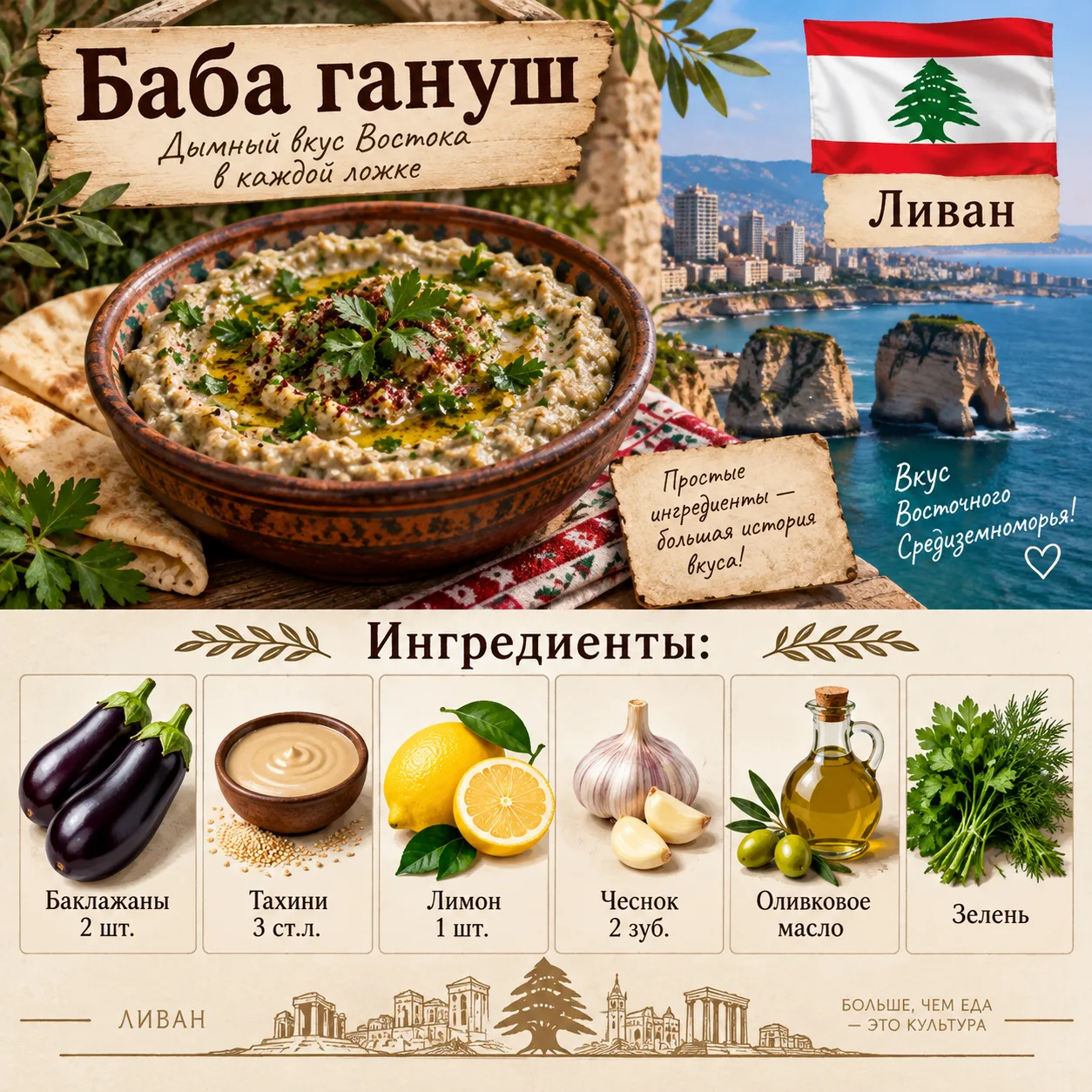 Ливан: Баба гануш