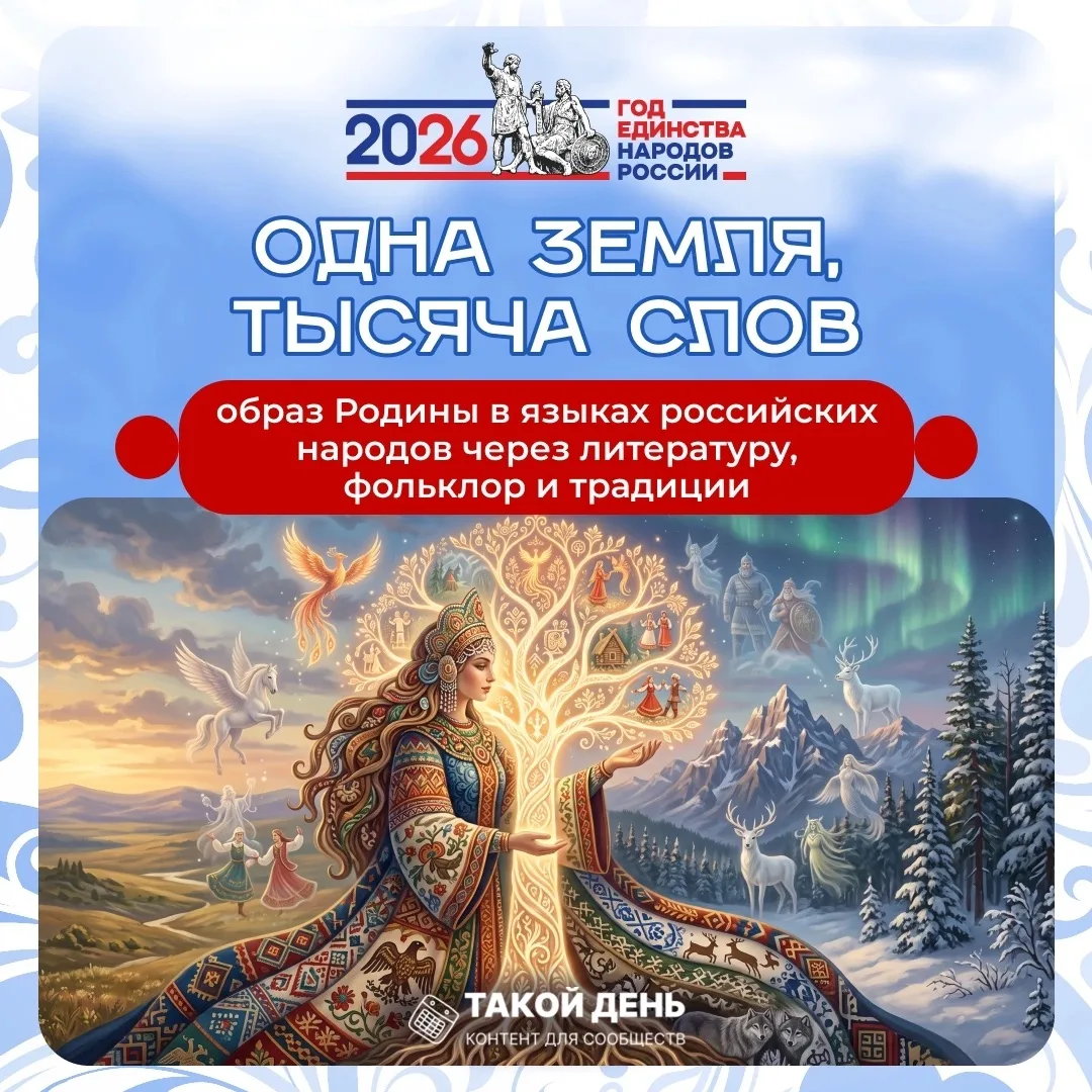 Карточки «Как народы России говорят о Родине» к Году единства народов России. Автор