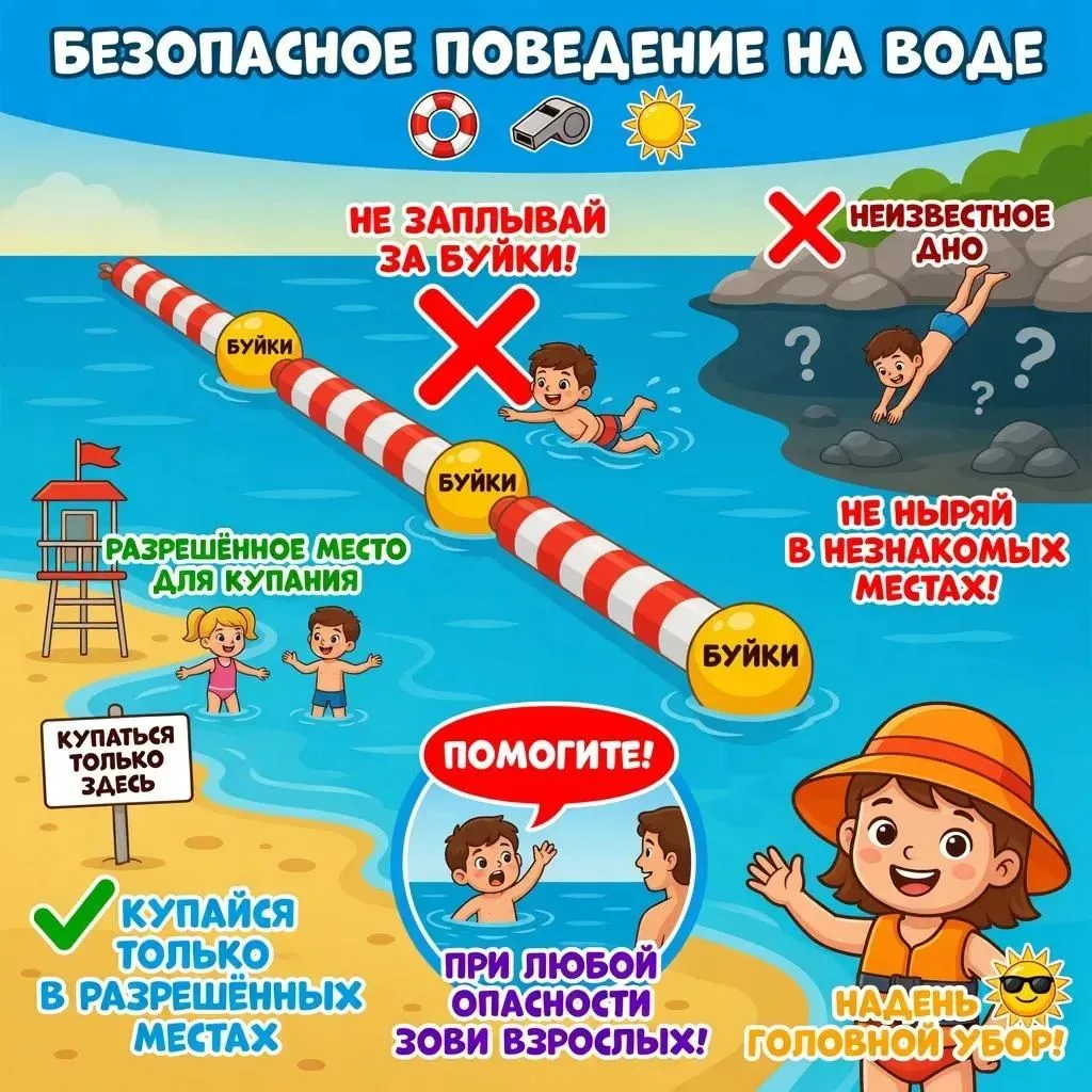 🏊‍Летний отдых у воды – самый благотворный для здоровья. Водные развлечения, такие как...