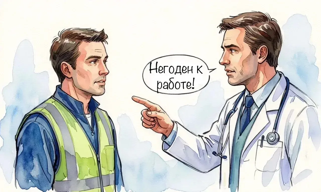 ⠀ 🏥 ⠀ Что делать, если по медосмотру работник «негоден» к работе?