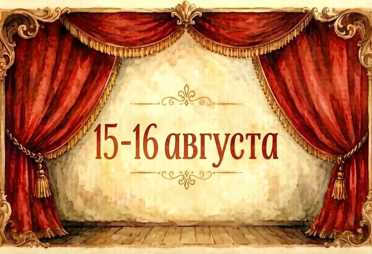 Идём в театр 15-16 августа
