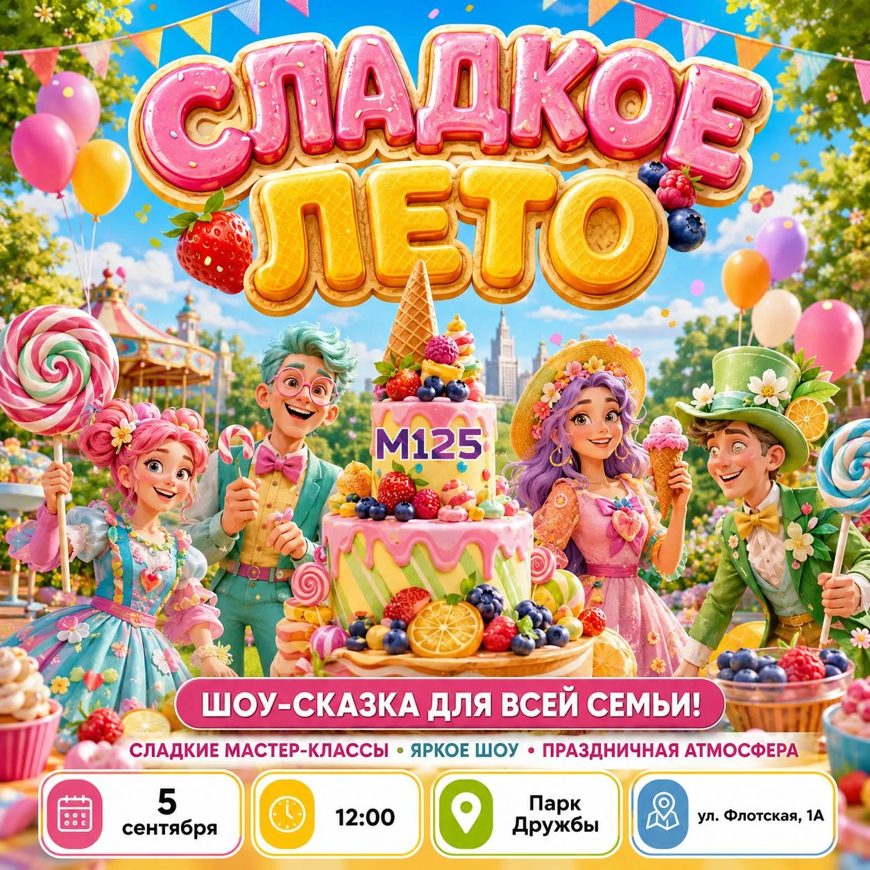 🌟 У соседей в парке Дружбы будут провожать тёплый сезон!