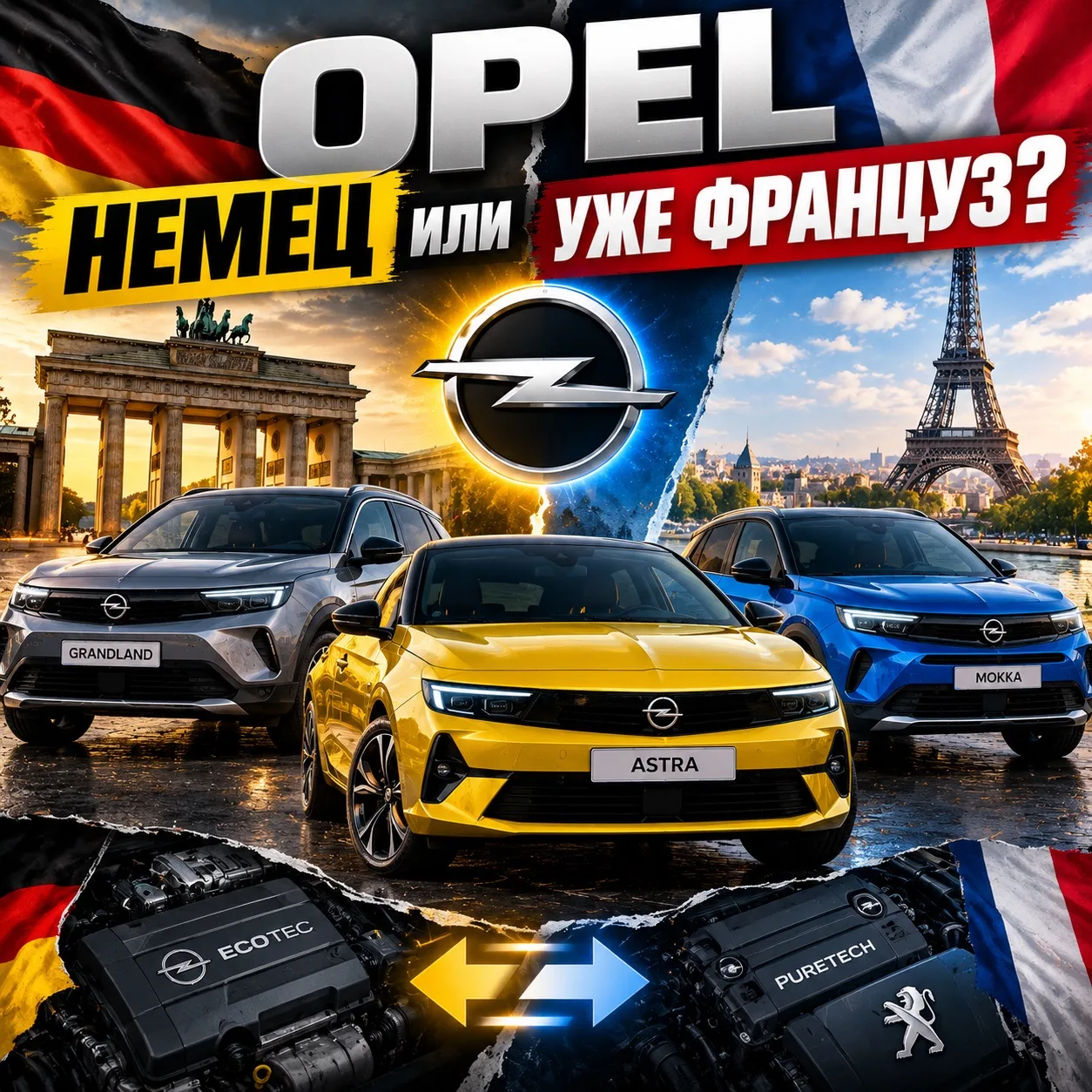 🇩🇪🇫🇷 OPEL — НЕМЕЦ ИЛИ УЖЕ ФРАНЦУЗ?