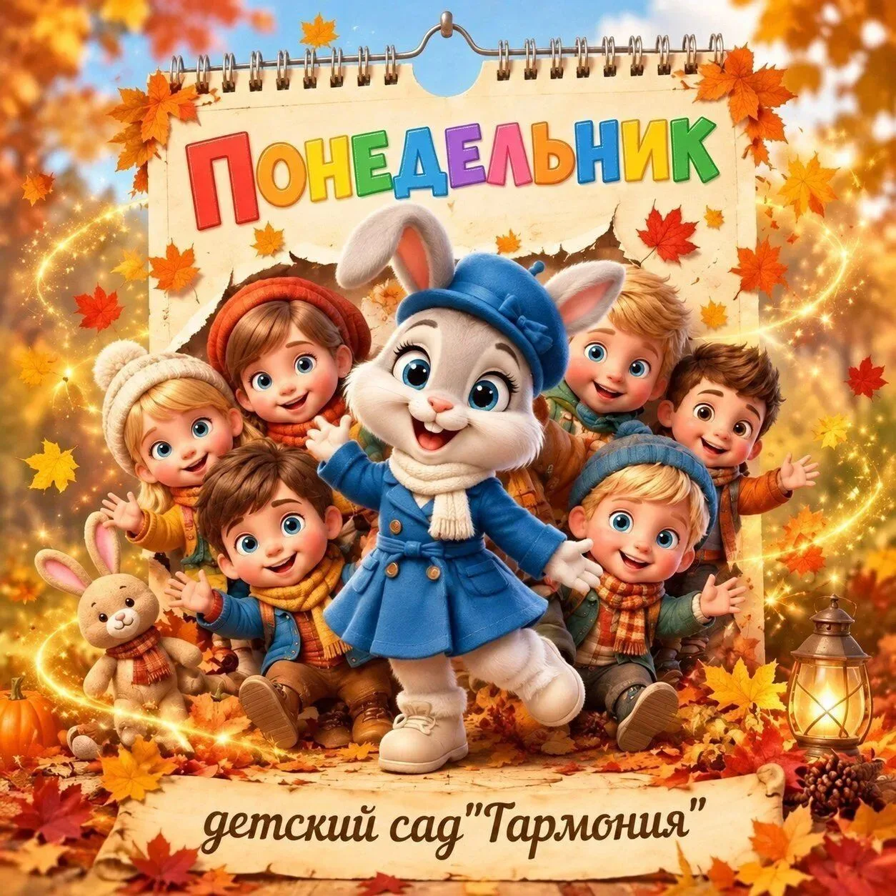 Встречаем понедельник с улыбкой! Впереди нас ждет много интересного.🍁