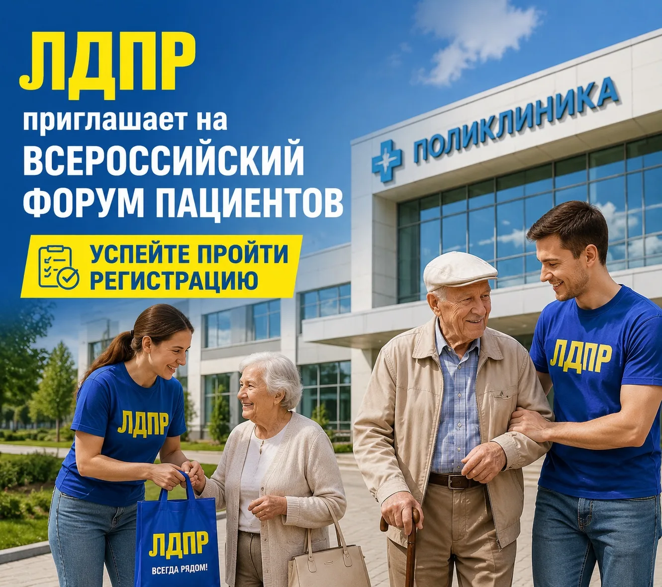 ЛДПР приглашает на Всероссийский форум пациентов

Вас возмущает, что в родном городе закрывают роддо
