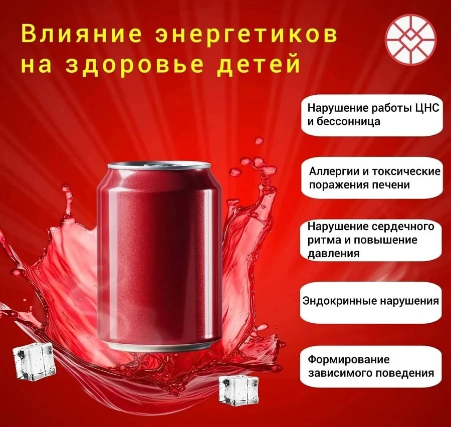 ⚡️ Как энергетики влияют на мозг подростка?