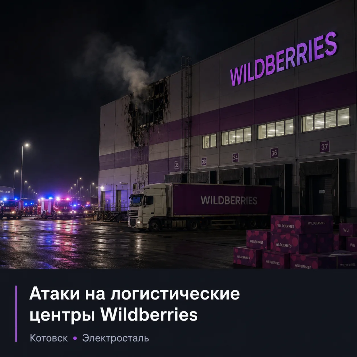 Атаки на логистические центры Wildberries в Котовске и Электростали: что известно