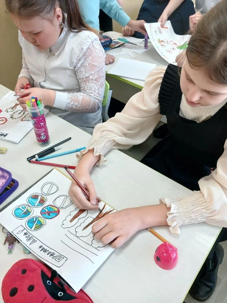 Сегодня в МБОУ Ясногорская СОШ в 4г классе, в рамках акции, посвящённой Международному дню леса, про
