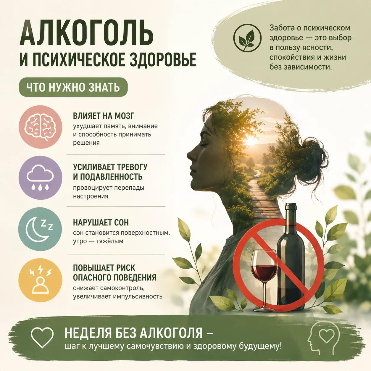 🧠 Продолжаем тему: алкоголь и психическое здоровье