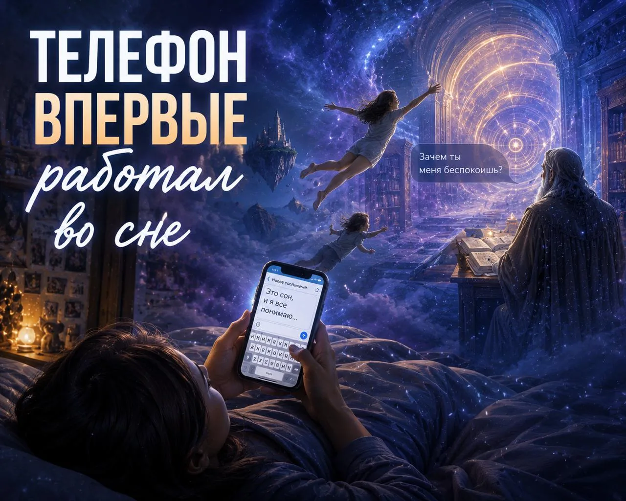 Телефон впервые работал во сне