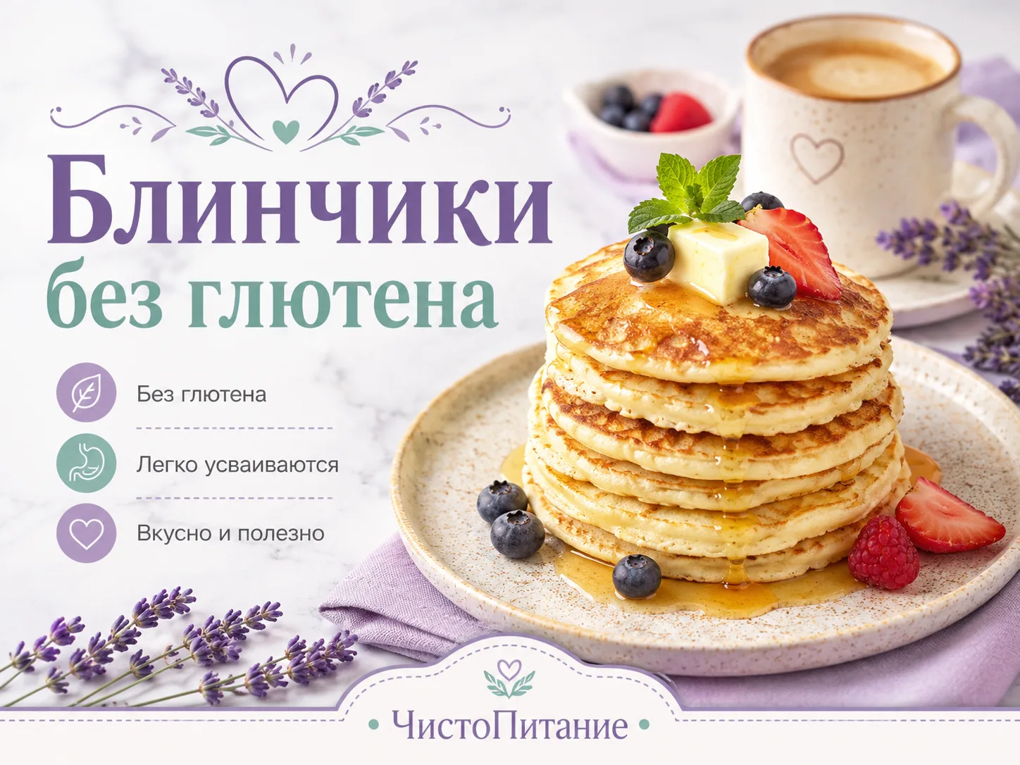 Овсяные блинчйки к завтраку 🥞