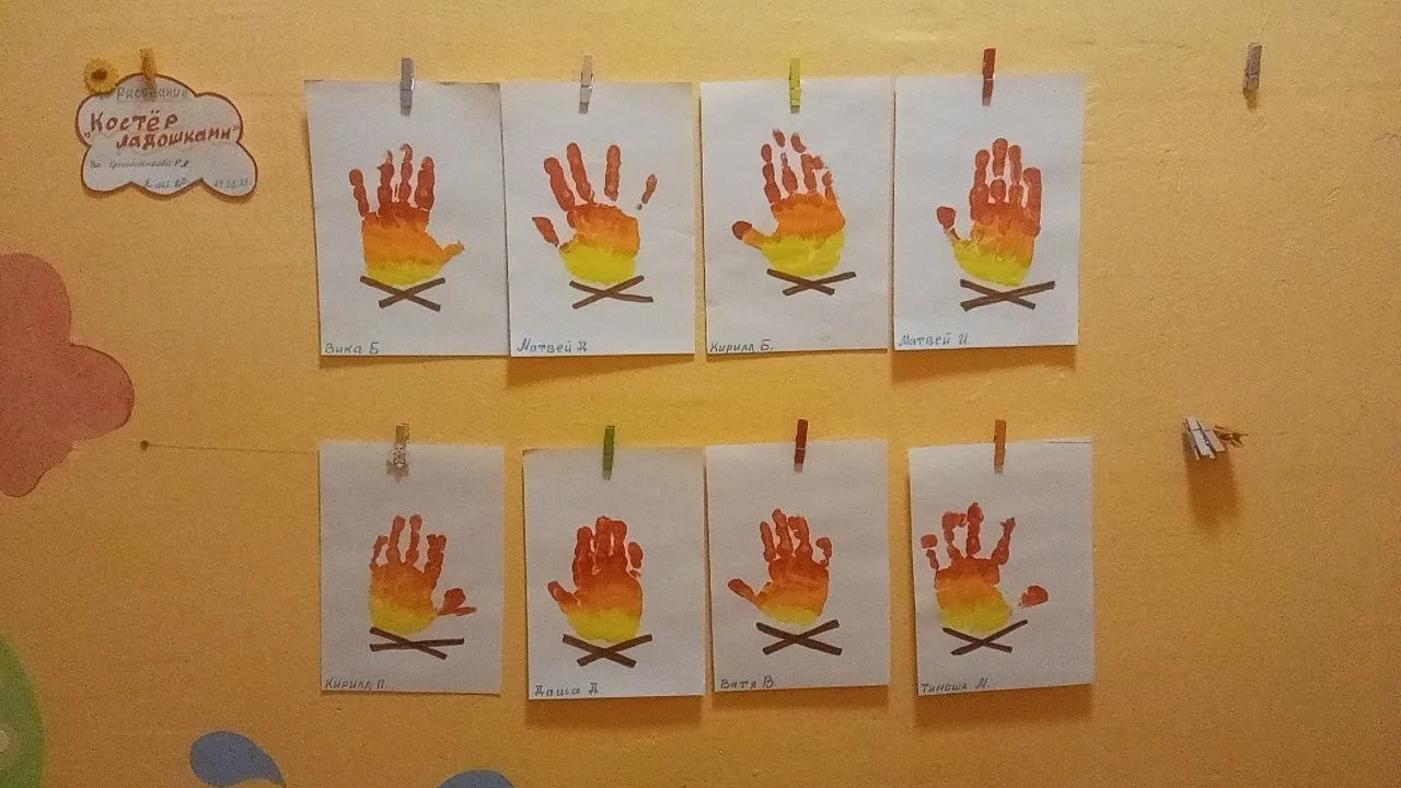 Неделя безопасности в рисунках у малышей🥰🥰🥰