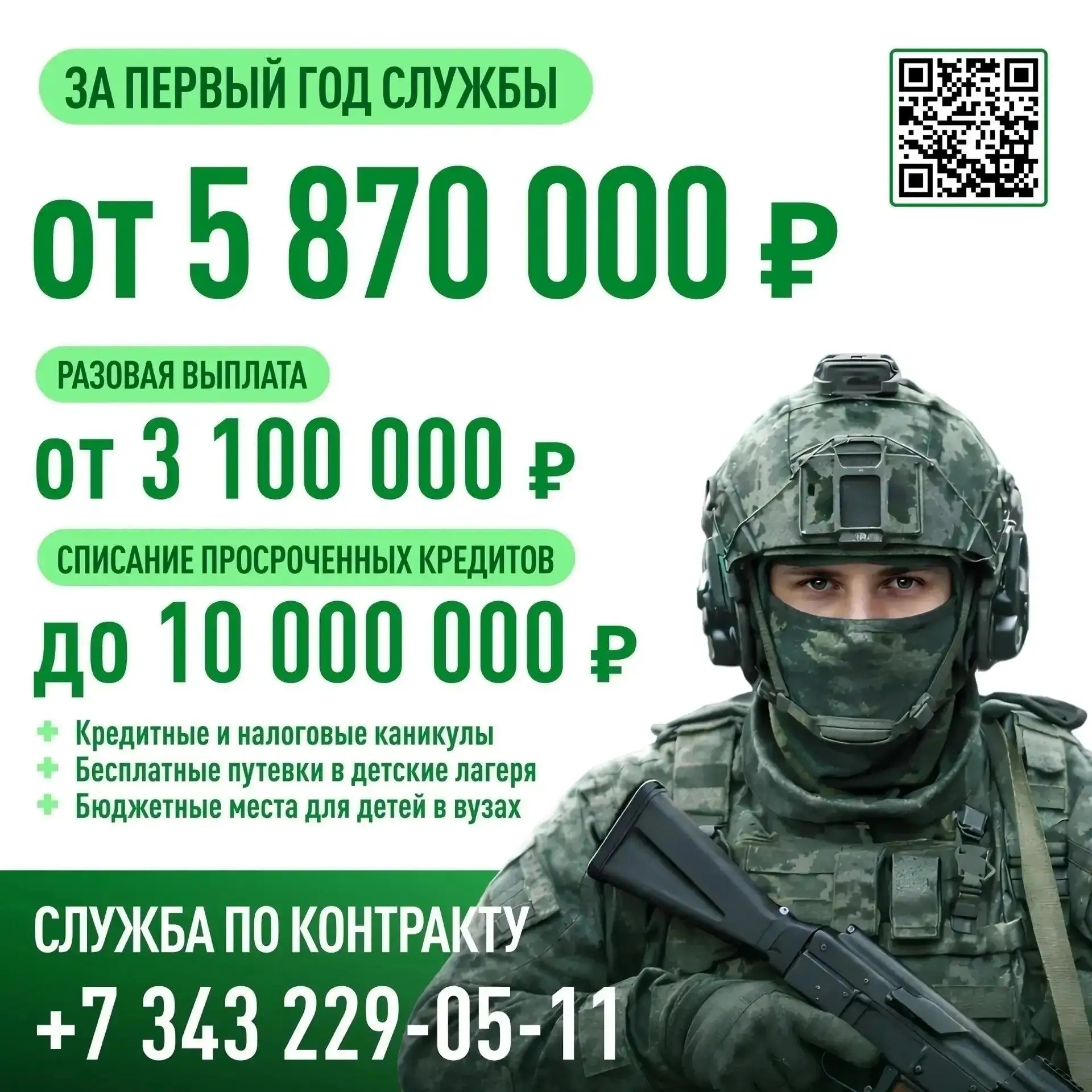 СДЕЛАЙ ПРАВИЛЬНЫЙ ВЫБОР - заключи контракт с Министерством обороны Российской Федерации...