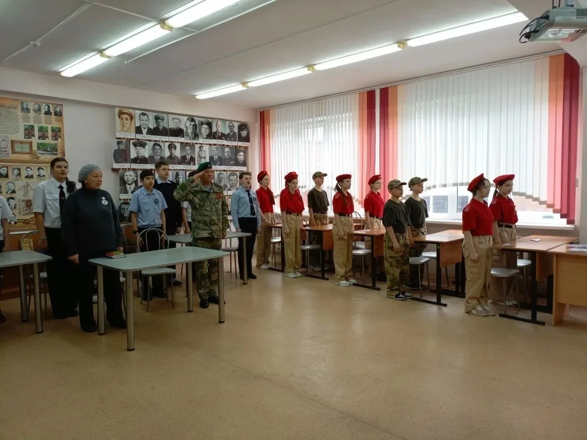 🇷🇺  В нашей школе открыт «Штаб победы»  Сегодня в нашей школе произошло важное и очень трогательное 