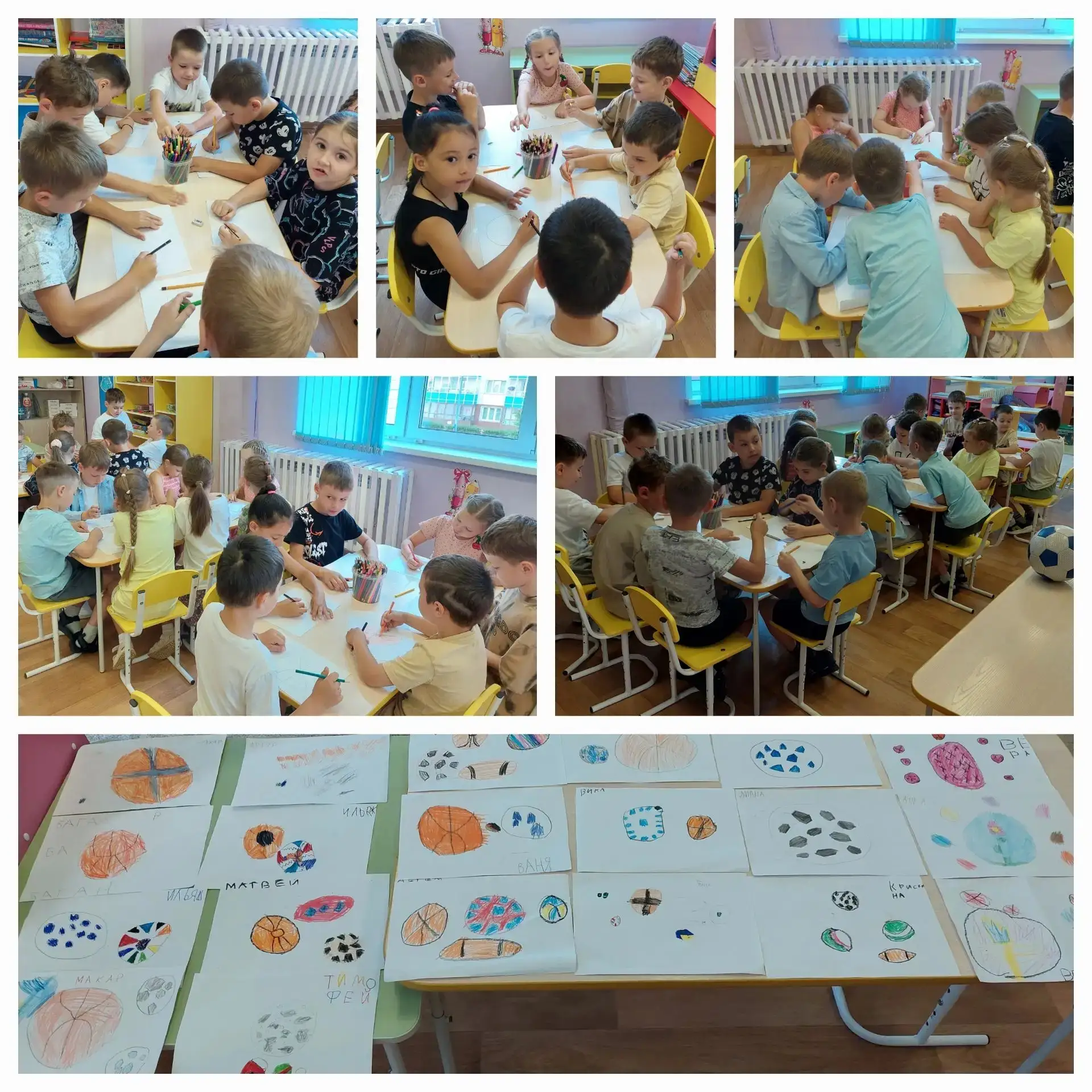 Сегодня ребята из  группы "Тигрята", вспомнили виды спорта, в которых есть такой предмет, как мяч. Н