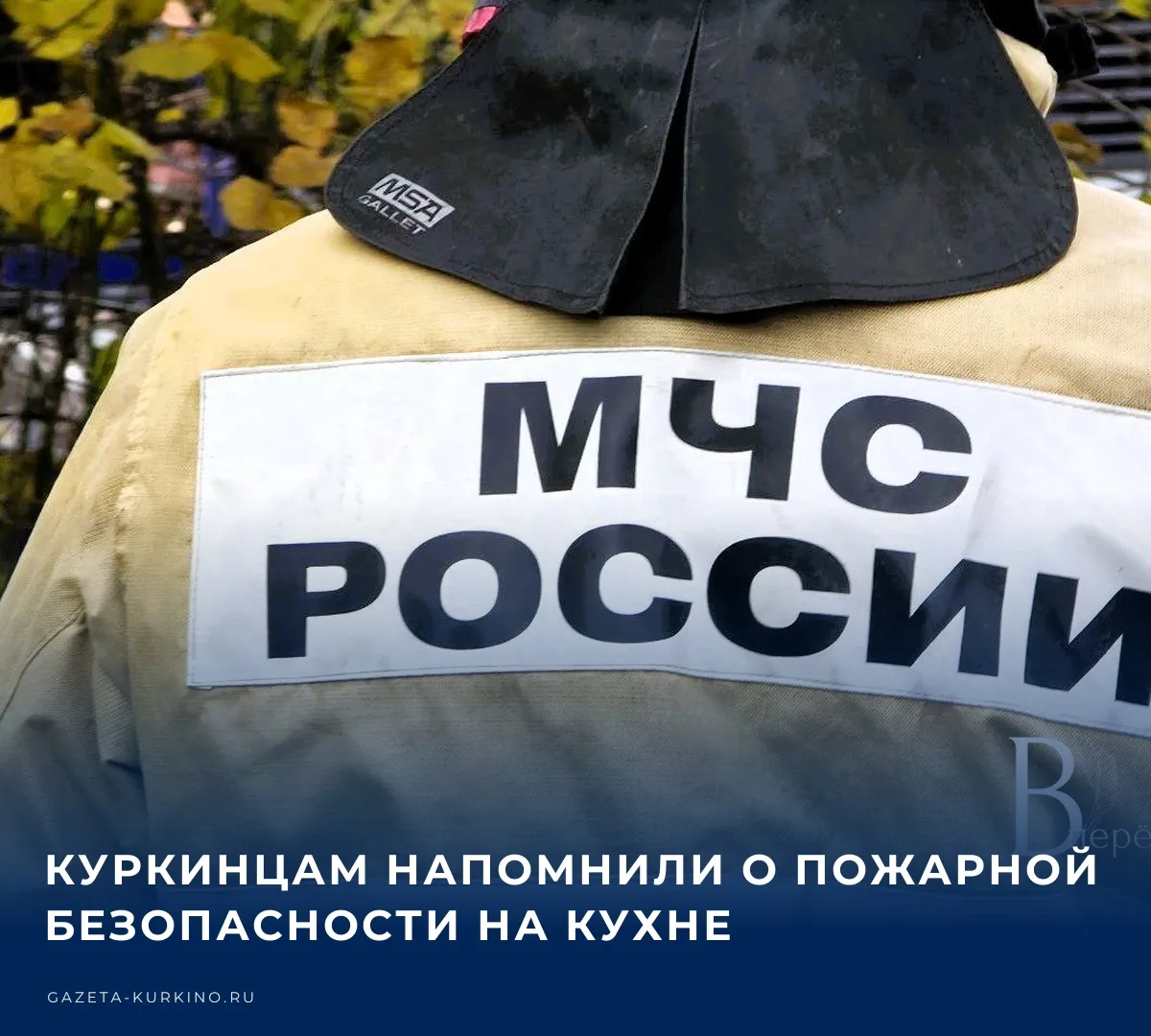 👨‍🚒 О правилах пожарной безопасности при приготовлении пищи жителям Куркинского округ...