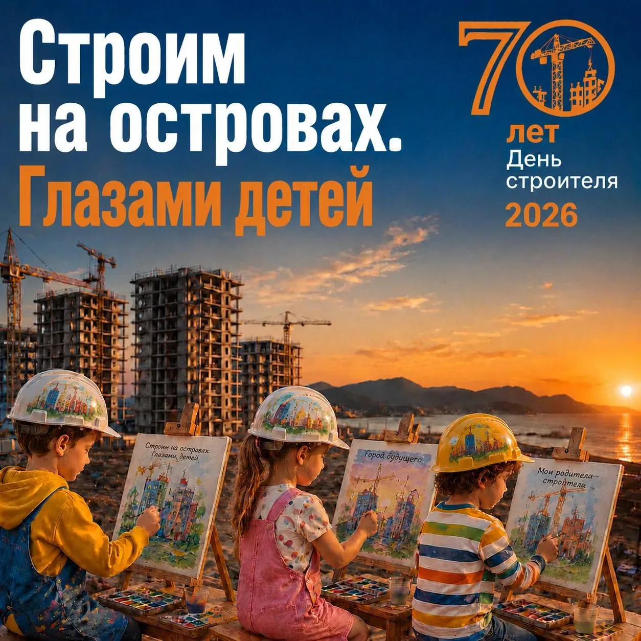 🏗 «Строим на островах. Глазами детей»: Министерство строительства Сахалинской области объявляет кон