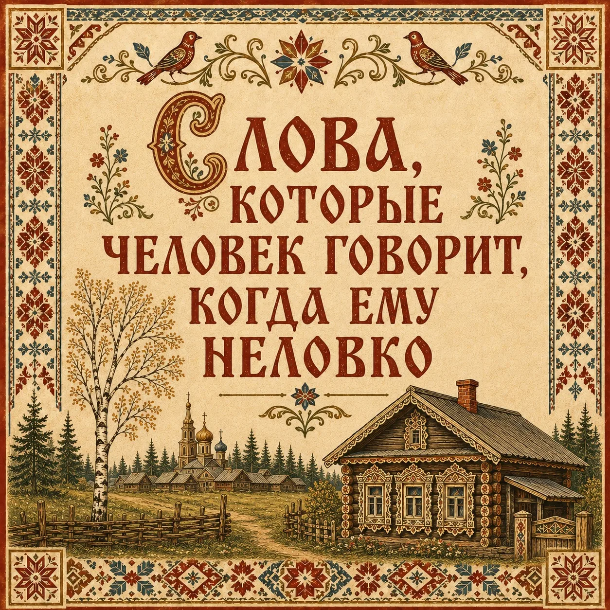 СЛОВА, КОТОРЫЕ ВЫДАЮТ НЕЛОВКОСТЬ