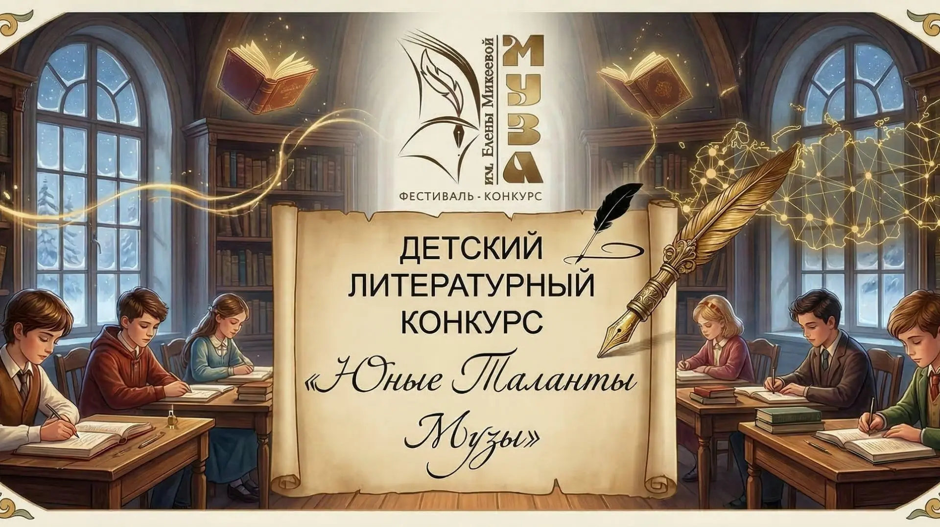 Успей принять участие в детском литературном конкурсе «Юные таланты Музы» в рамках Всер...
