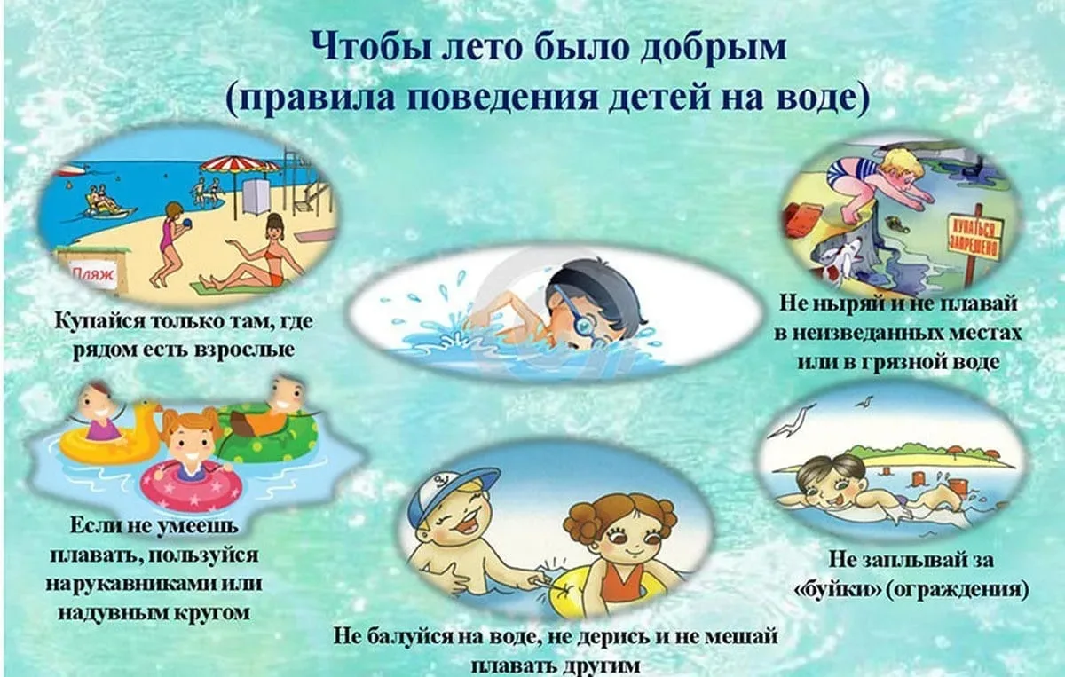 Памятки по  безопасности на воде!
