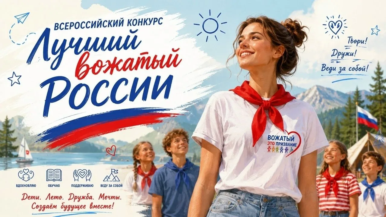 Конкурс «Лучший вожатый России»: покажи свой талант и стань примером для коллег!