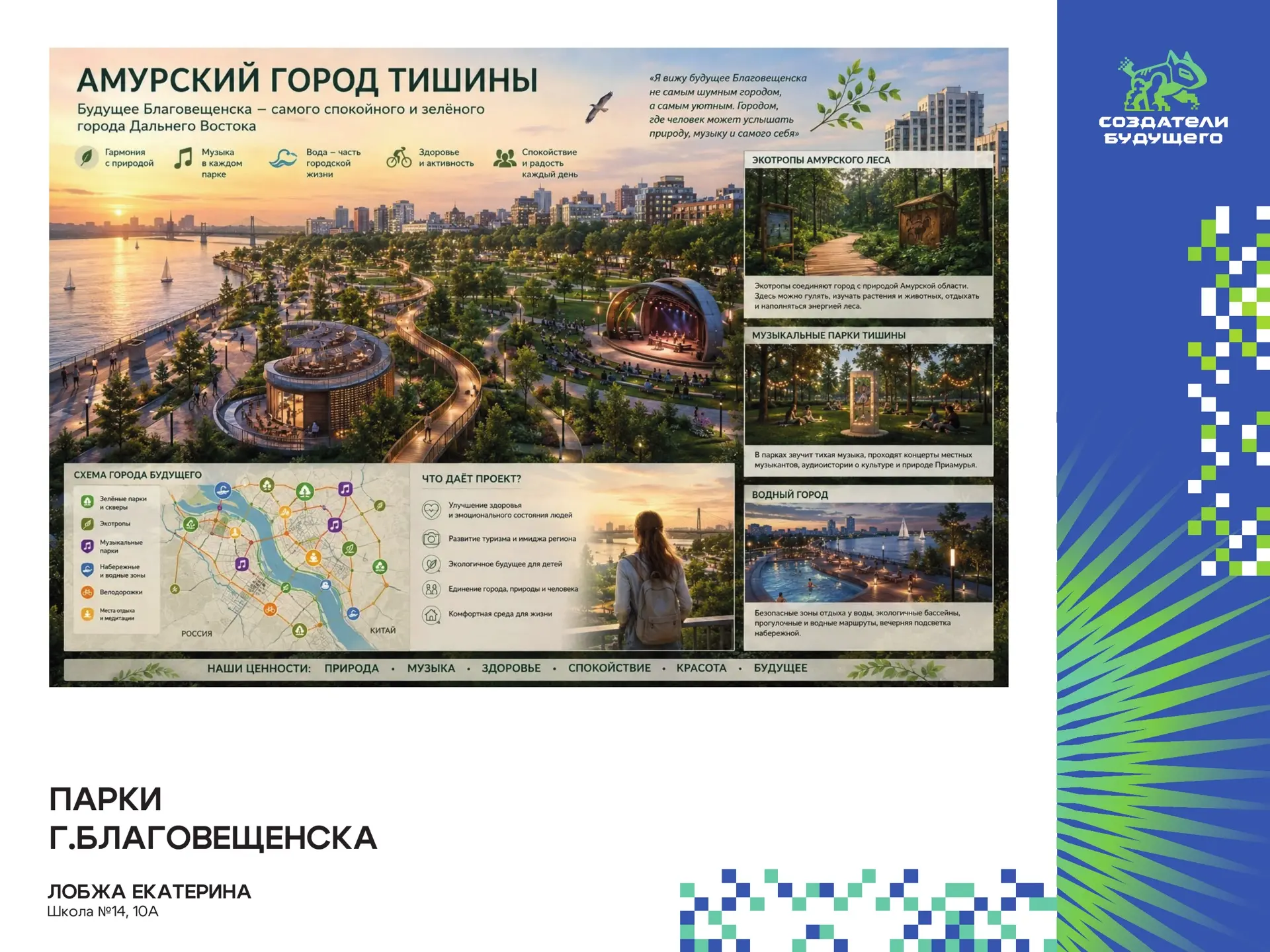 Гармония технологий и природы, традиций и будущего. Амурские подростки показали, как мо...