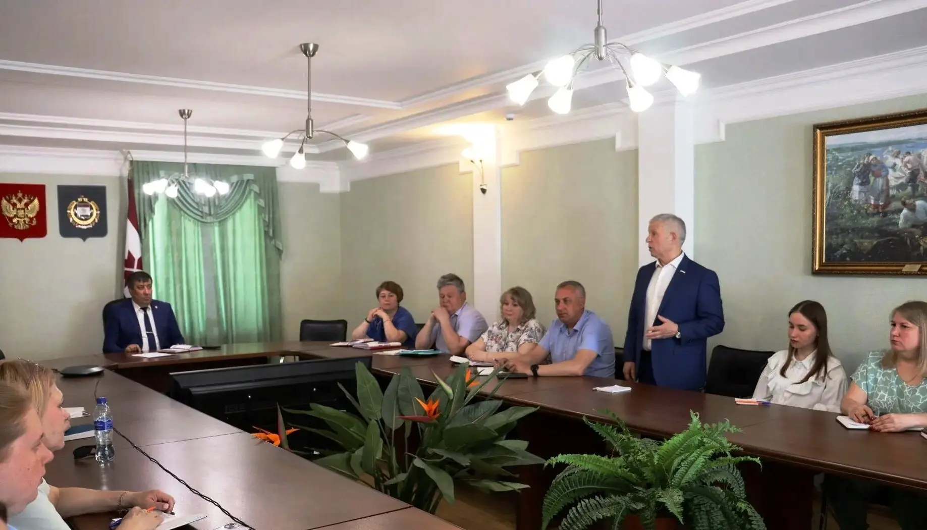 📌19 мая в администрации района прошла рабочая встреча с кандидатом в депутаты Государственной Думы 